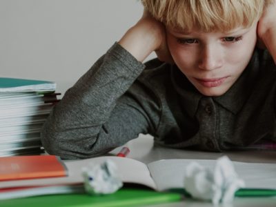 child struggling at school